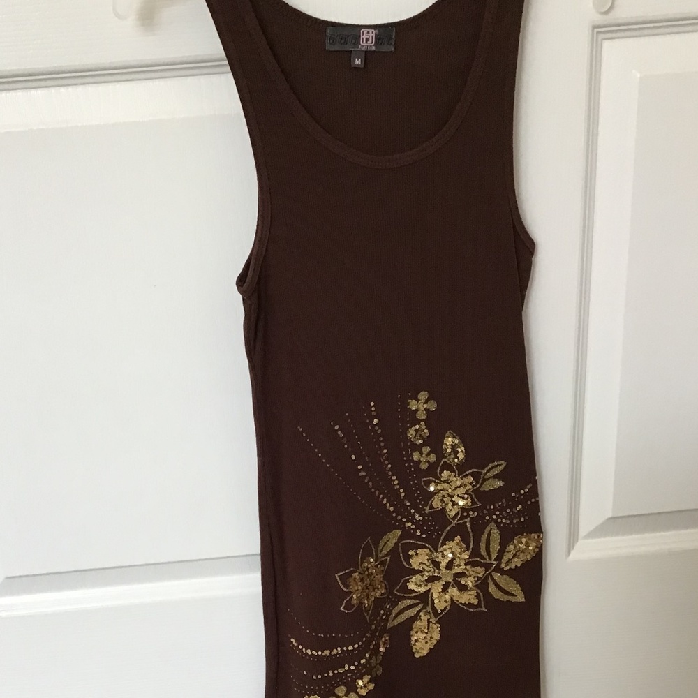 FULL TILT LONG SEQUENCED TEE TANK WOMENS - Picture 8 of 14